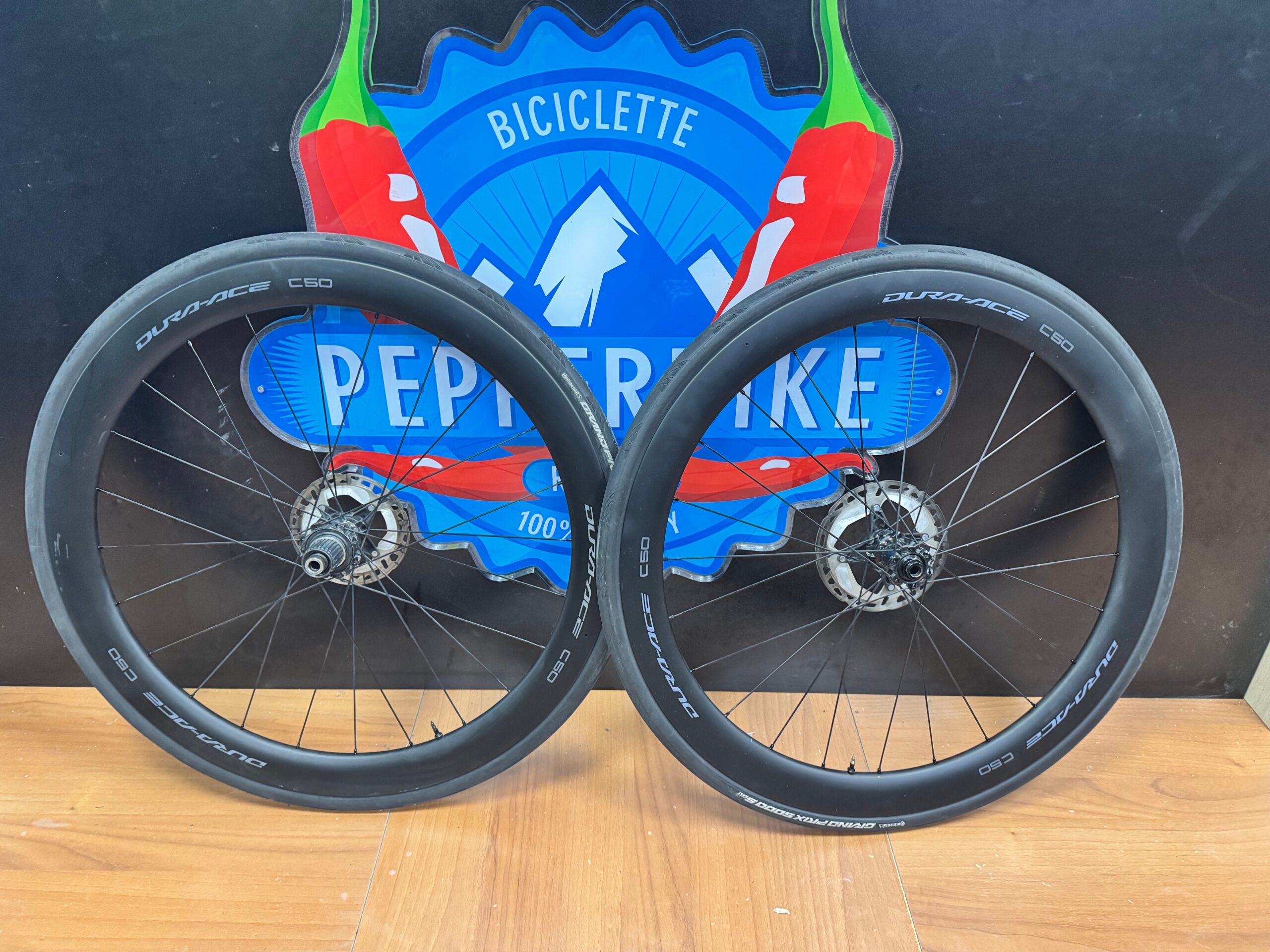 Set ruote Dura-Ace C50 Disc TL