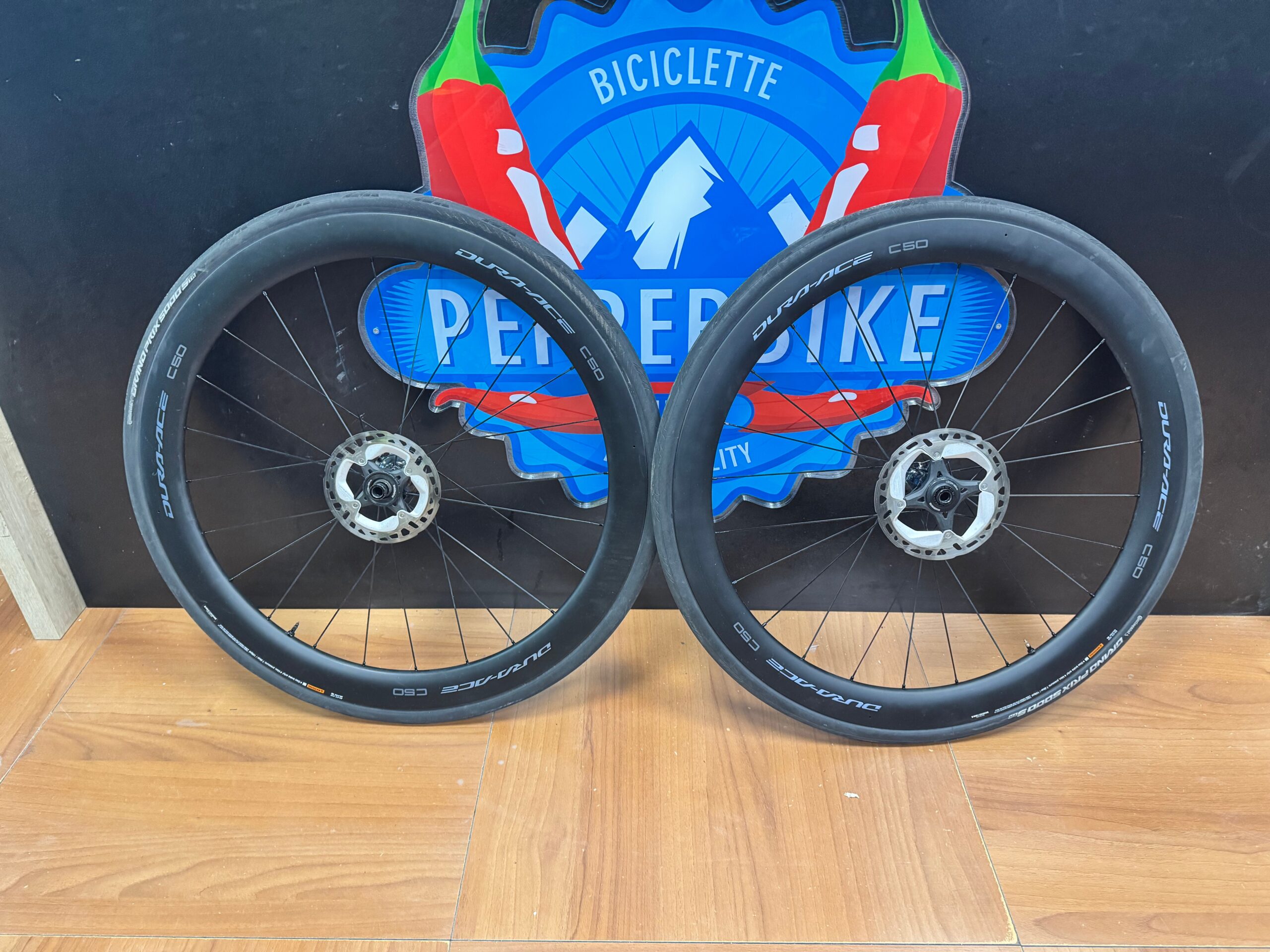 Set ruote Dura-Ace C50 Disc TL
