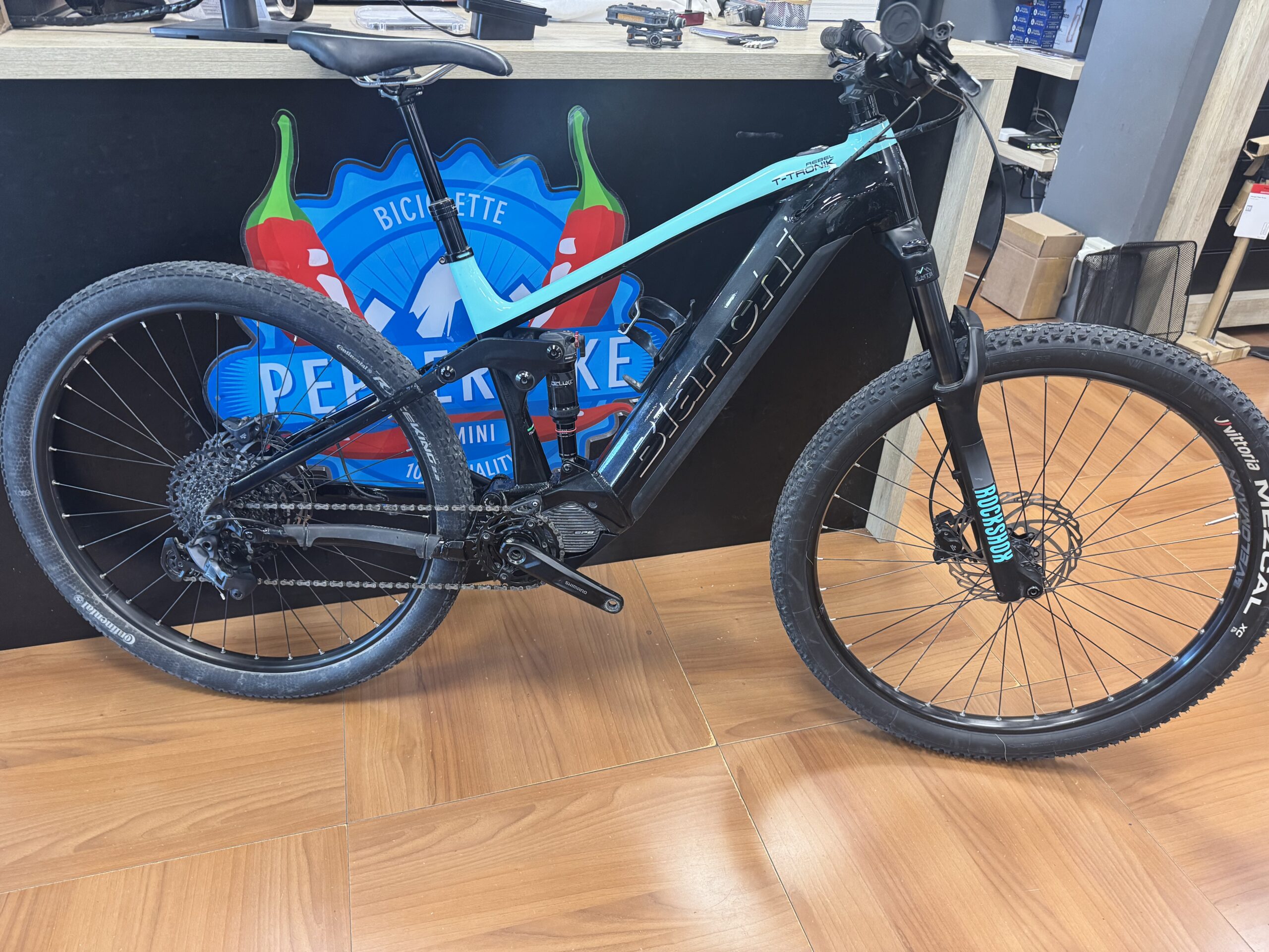 Ebike E-Mtb Bianchi T-Tronik Rebel - Tg. M